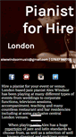 Mobile Screenshot of pianist-for-hire.co.uk